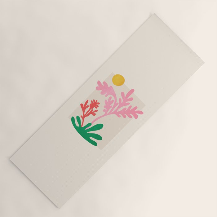 Abstract Garden: Matisse Paper Cutouts IV Yoga Mat Gallery Image 1