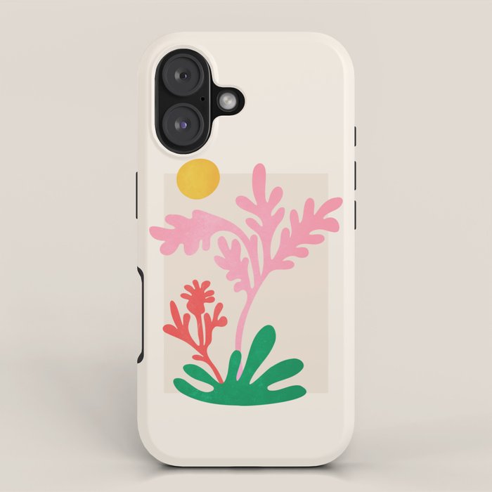 Abstract Garden: Matisse Paper Cutouts IV iPhone Case Gallery Image 1