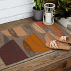 Transparent Shapes #1 Outdoor Rug Gallery Image 2