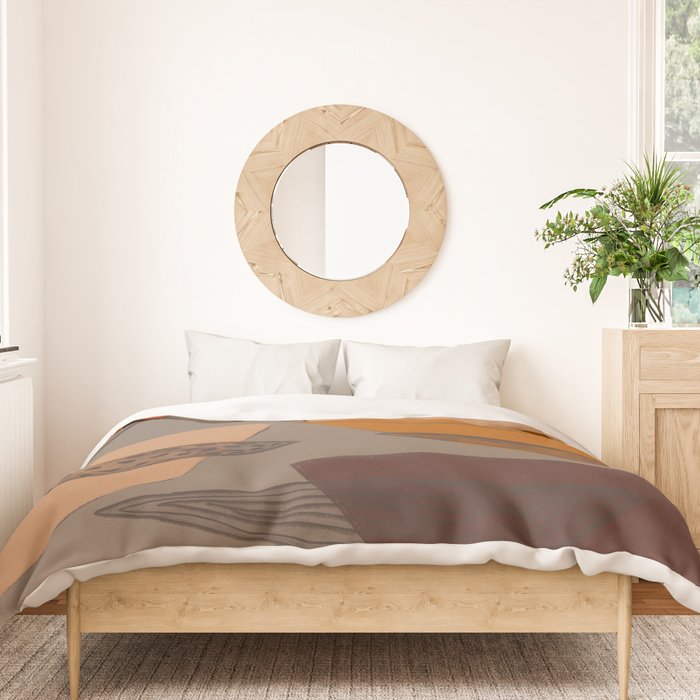 Transparent Shapes #1 Duvet Cover Gallery Image 3