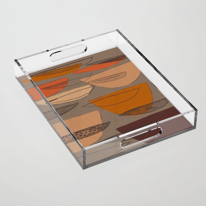 Transparent Shapes #1 Acrylic Tray Gallery Image 1
