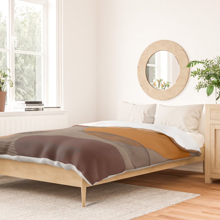 Transparent Shapes #1 Duvet Cover Gallery Image 2