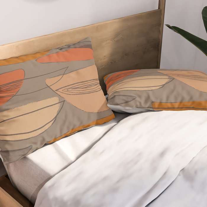 Transparent Shapes #1 Pillow Sham Gallery Image 2