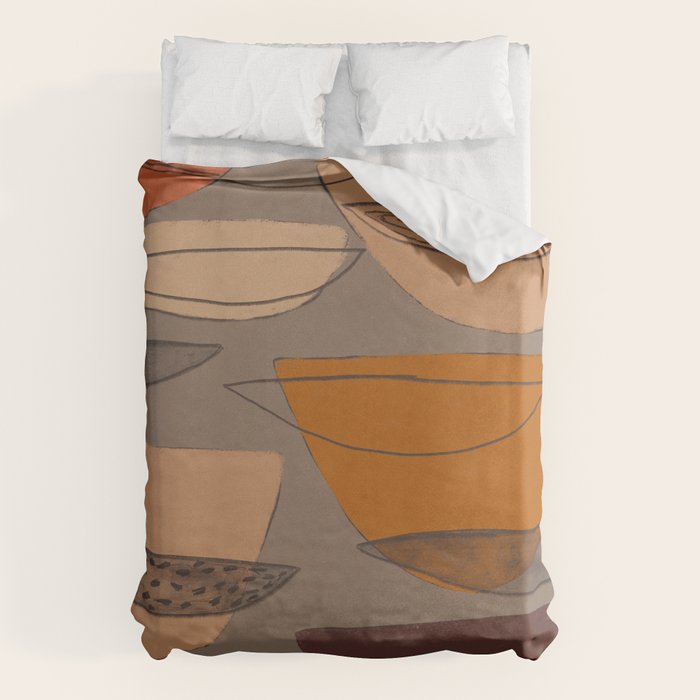 Transparent Shapes #1 Duvet Cover Gallery Image 6