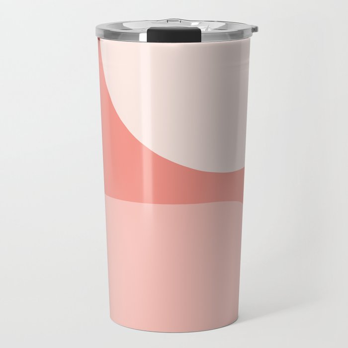 Modern Minimal Arch Abstract XLVI Travel Mug Gallery Image 1