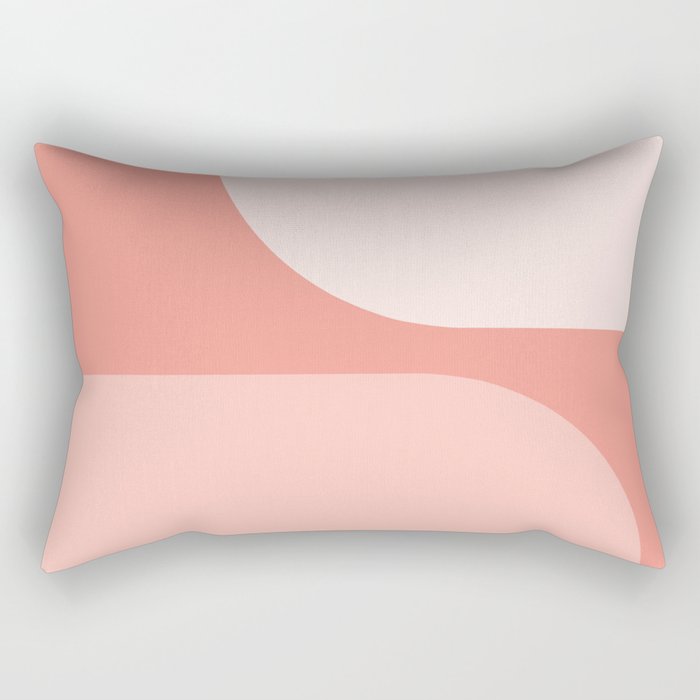 Modern Minimal Arch Abstract XLVI Rectangular Pillow Gallery Image 1