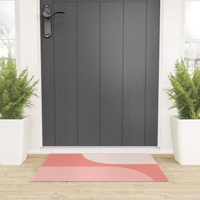 Modern Minimal Arch Abstract XLVI Welcome Mat Gallery Image 3