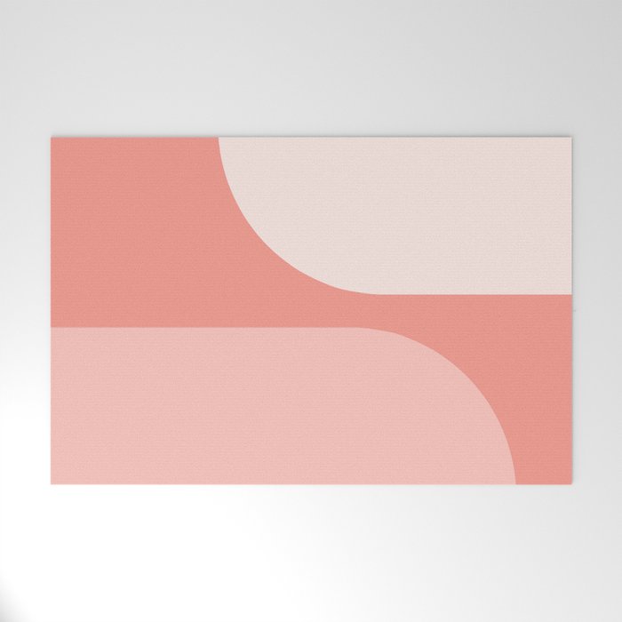 Modern Minimal Arch Abstract XLVI Welcome Mat Gallery Image 1