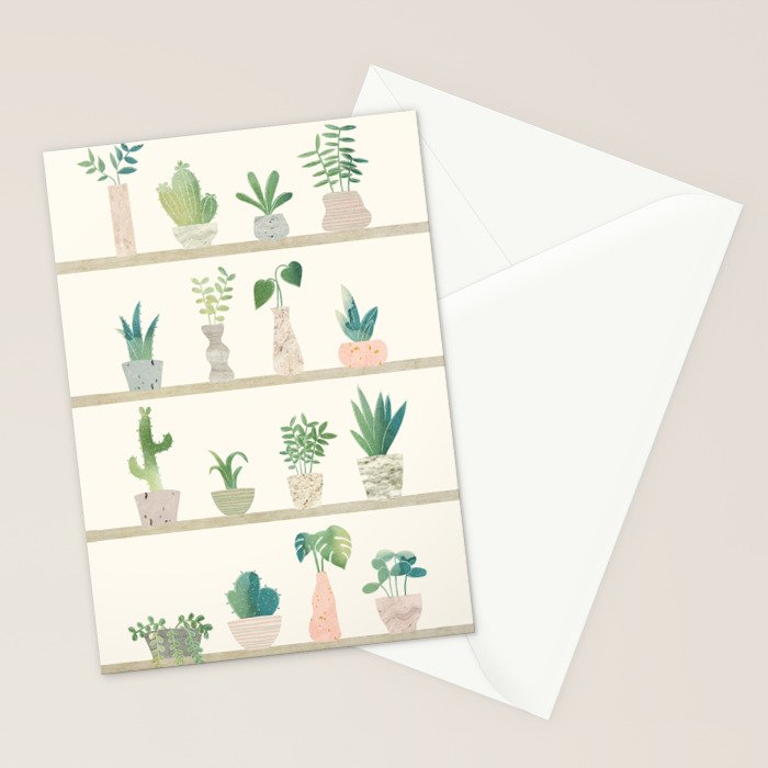 Little Plant Pots Stationery Card Gallery Image 2