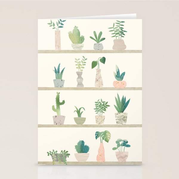 Little Plant Pots Stationery Card Gallery Image 1