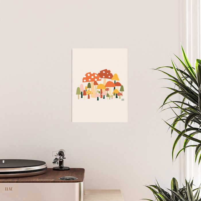 Fall Mushrooms  Poster Gallery Image 2