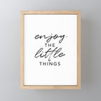 Enjoy the Little Things Mini Art Print Gallery Image 1