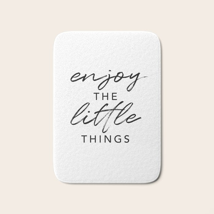 Enjoy the Little Things Bath Mat Gallery Image 1