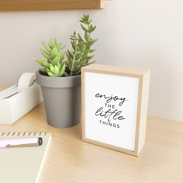 Enjoy the Little Things Mini Art Print Gallery Image 2