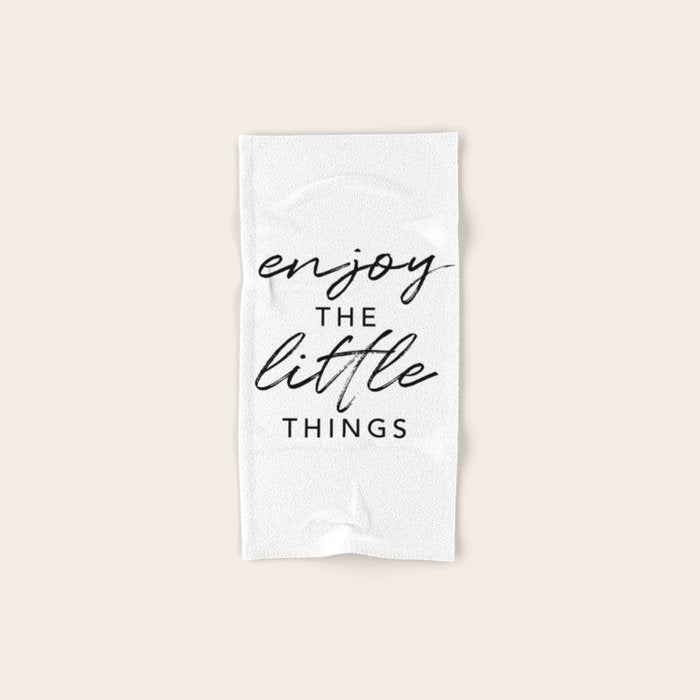 Enjoy the Little Things Bath Towel Gallery Image 1