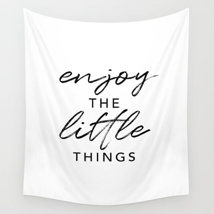 Enjoy the Little Things Wall Tapestry Gallery Image 4