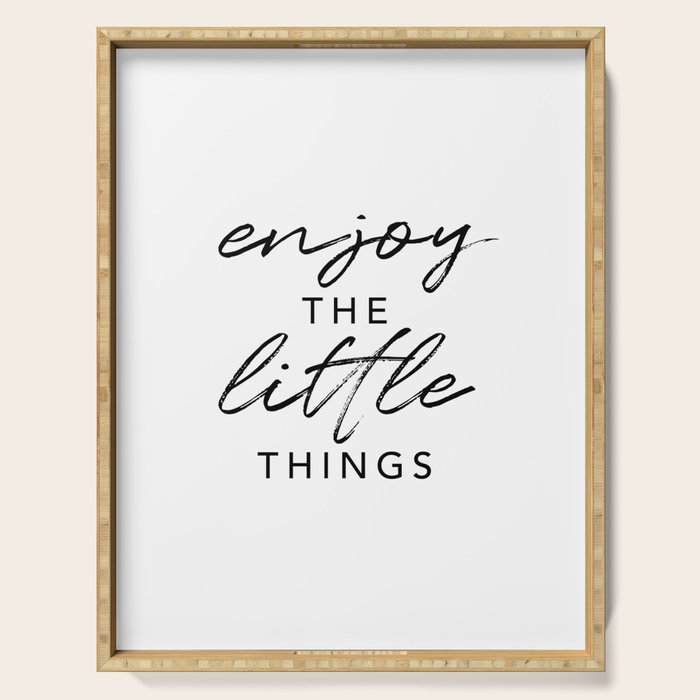 Enjoy the Little Things Serving Tray Gallery Image 1