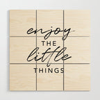 Enjoy the Little Things Wood Wall Art Gallery Image 1