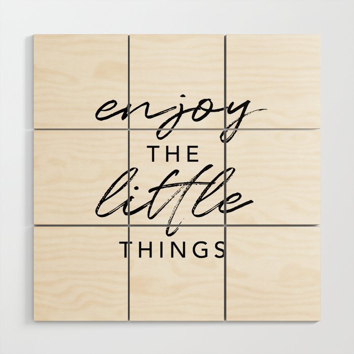 Enjoy the Little Things Wood Wall Art Gallery Image 1