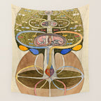 Hilma af Klint "Tree of Knowledge No. 1" Wall Tapestry Gallery Image 4