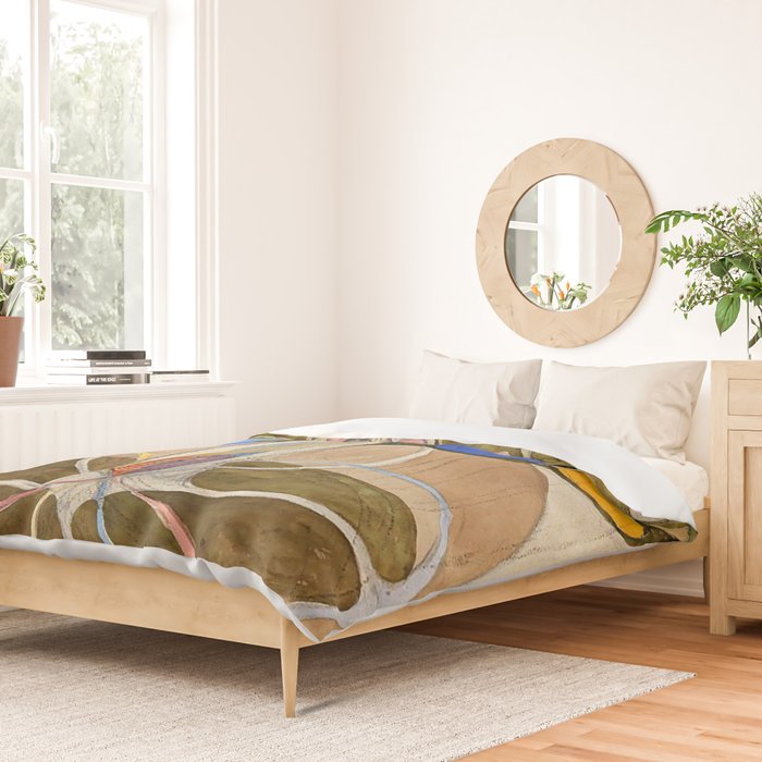 Hilma af Klint "Tree of Knowledge No. 1" Duvet Cover Gallery Image 2