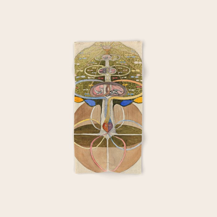 Hilma af Klint "Tree of Knowledge No. 1" Towels Gallery Image 1