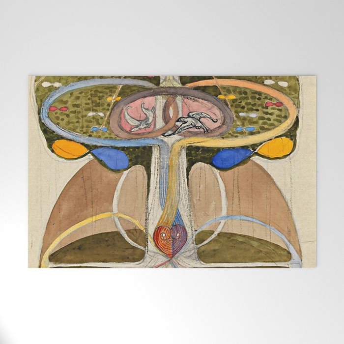 Hilma af Klint "Tree of Knowledge No. 1" Welcome Mat Gallery Image 1