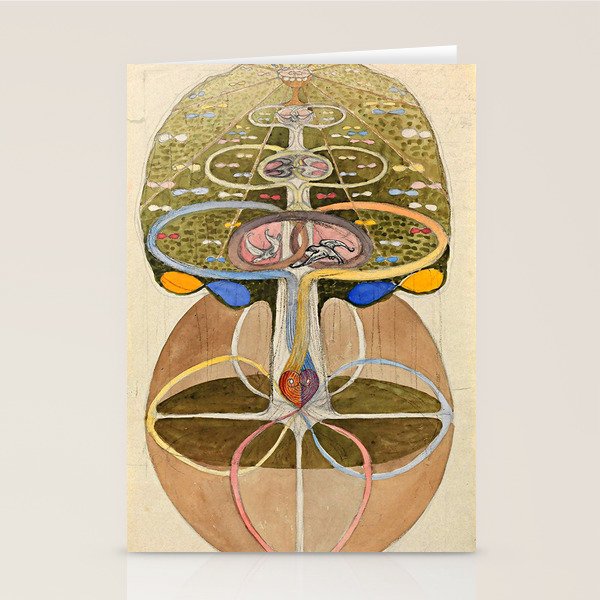 Hilma af Klint "Tree of Knowledge No. 1" Stationery Card Gallery Image 2