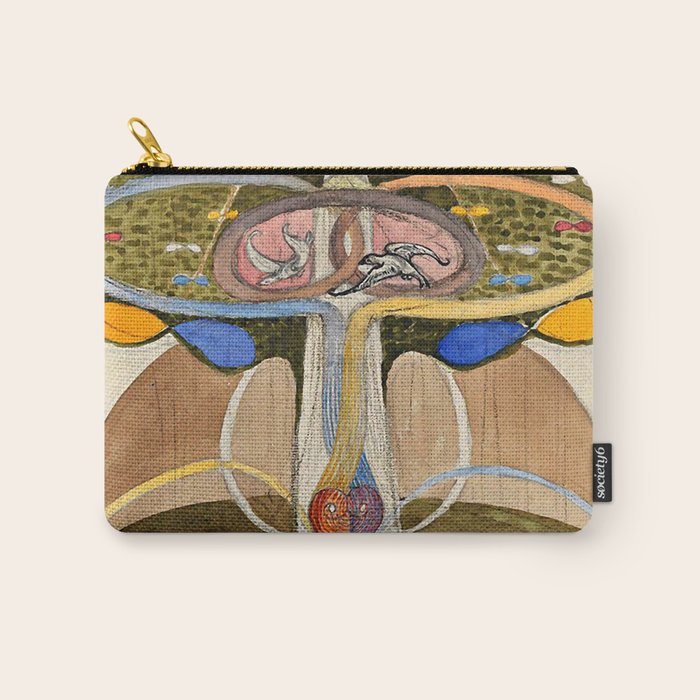 Hilma af Klint "Tree of Knowledge No. 1" Carry All Pouch Gallery Image 1