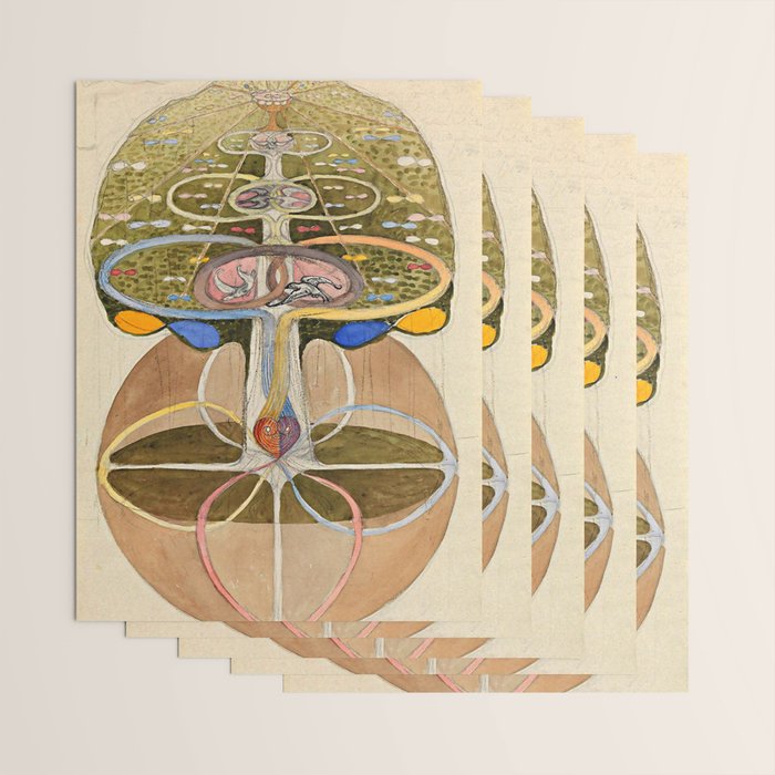 Hilma af Klint "Tree of Knowledge No. 1" Wrapping Paper Gallery Image 3