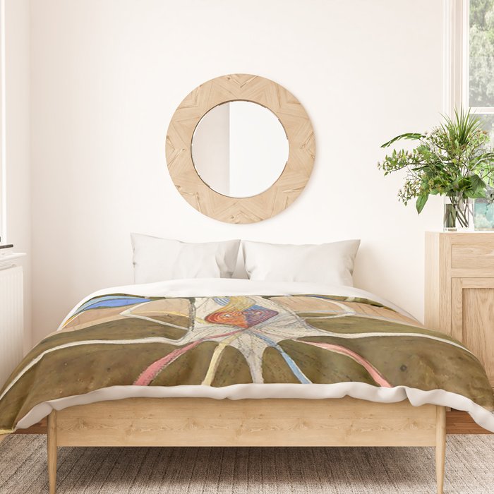 Hilma af Klint "Tree of Knowledge No. 1" Duvet Cover Gallery Image 3