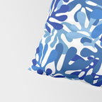 Abstract organic plant leaf shape pattern Pillow Sham Gallery Image 4