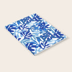 Abstract organic plant leaf shape pattern Notebook Gallery Image 2