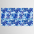 Abstract organic plant leaf shape pattern Tablecloth Gallery Image 2
