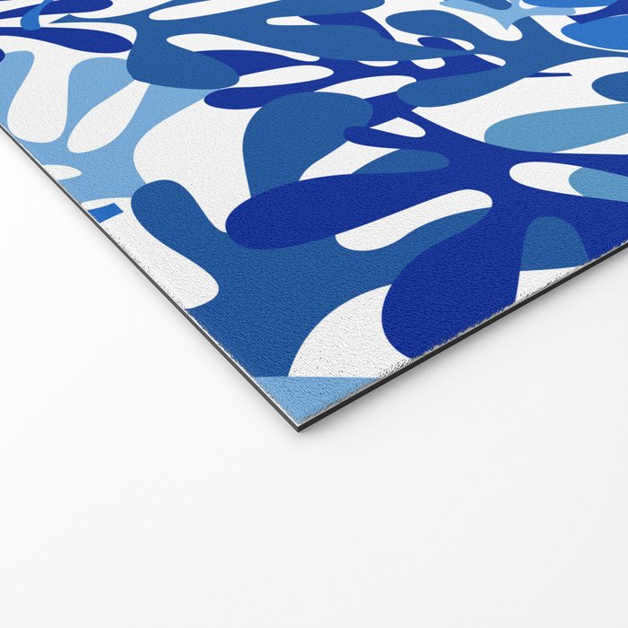 Abstract organic plant leaf shape pattern Welcome Mat Gallery Image 2