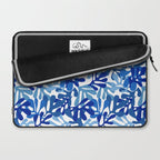 Abstract organic plant leaf shape pattern Laptop Sleeve Gallery Image 2