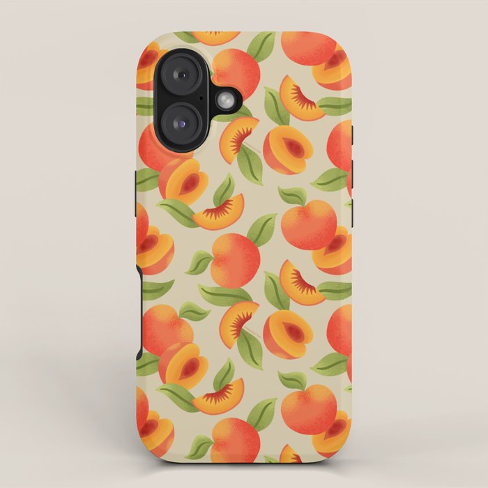 Peach Pattern - Amalfi Coast Cocktails iPhone Case Gallery Image 1