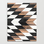 Urban Tribal Pattern No.13 - Aztec - Concrete and Wood Notebook Gallery Image 4
