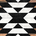 Urban Tribal Pattern No.13 - Aztec - Concrete and Wood Coffee Mug Gallery Image 2