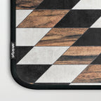 Urban Tribal Pattern No.13 - Aztec - Concrete and Wood Laptop Sleeve Gallery Image 3