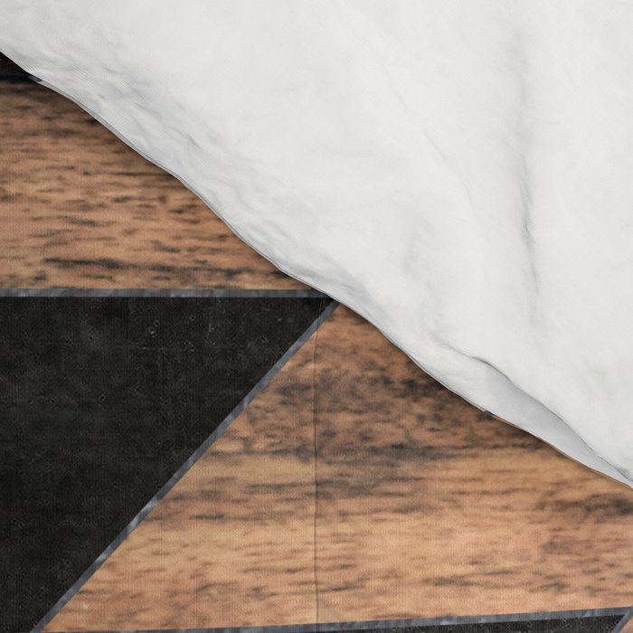 Urban Tribal Pattern No.13 - Aztec - Concrete and Wood Comforter Gallery Image 4