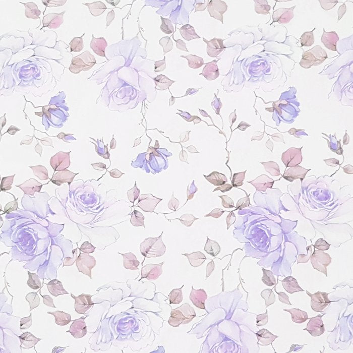 Lavender gray elegant vintage roses floral Coffee Mug Gallery Image 2