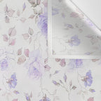 Lavender gray elegant vintage roses floral Wall Tapestry Gallery Image 3
