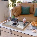 Beach Black And White Serving Tray Gallery Image 2