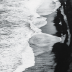 Beach Black And White Coffee Mug Gallery Image 2