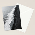 Beach Black And White Stationery Card Gallery Image 2