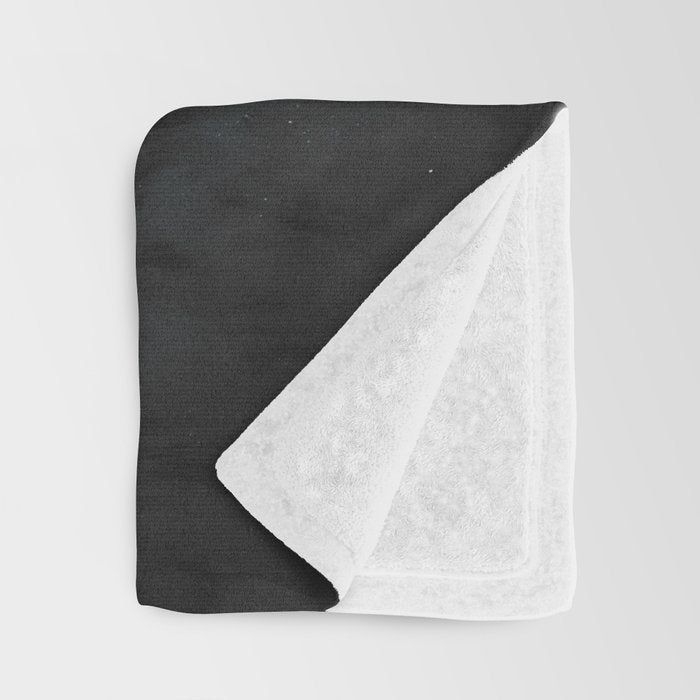 Beach Black And White Throw Blanket Gallery Image 3