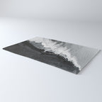 Beach Black And White Rug Gallery Image 3