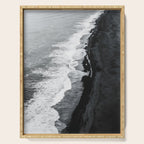 Beach Black And White Serving Tray Gallery Image 1