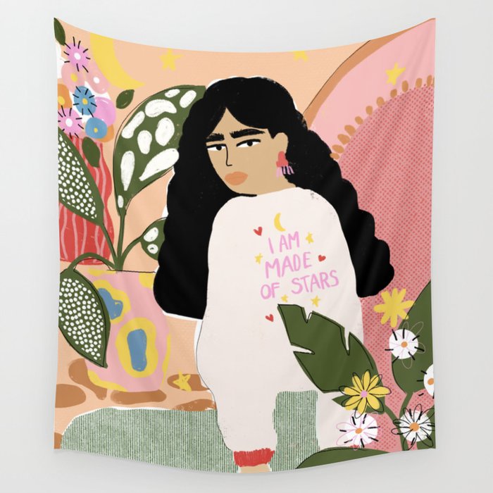 I am Made of Stars Wall Tapestry Gallery Image 4